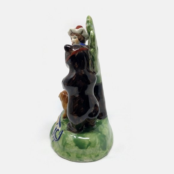 Savoyard & Dancing Bear Staffordshire Figurine Reproduction - Picture 5 of 8